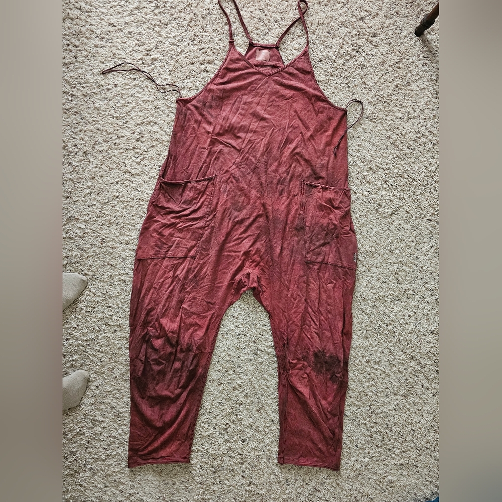 Tie-Dyed Free People Hot Shot Onesie